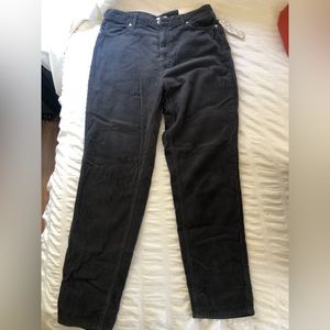 BRAND NEW URBAN OUTFITTERS BLACK CORDUROY PANTS
